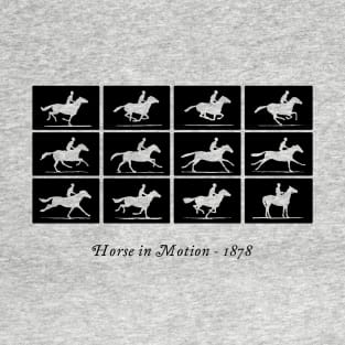 Horse in motion (black) T-Shirt